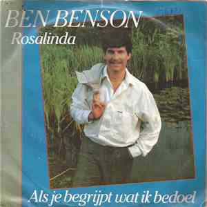 Ben Benson - Rosalinda / Als Je Begrijpt Wat Ik Bedoel
