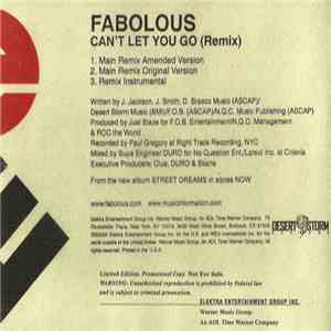 Fabolous - Can't Let You Go (Remix)