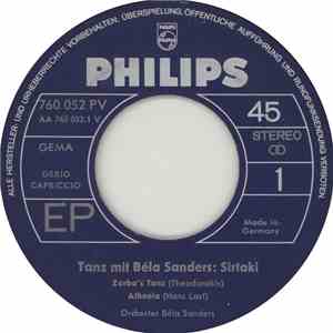 Orchester Béla Sanders - Tanz Mit Béla Sanders: Sirtaki