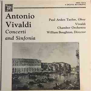 Paul Arden-Taylor, Orchestra Da Camera Antonio Vivaldi - Concerti and Sinfonia