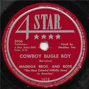 Maddox Bros. and Rose - Cowboy Bugle Boy / Texas Guitar Stomp