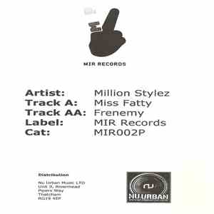 Million Stylez - Miss Fatty / Frenemy