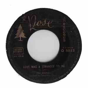 Vic Donna Backed By Parakeets Orch. - Love Was A Stranger To Me