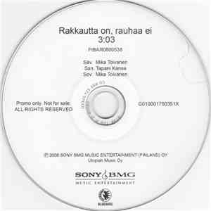 Tapani Kansa - Rakkautta On, Rauhaa Ei
