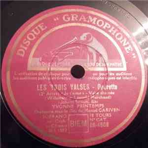 Yvonne Printemps - Les Trois Valses - Operette