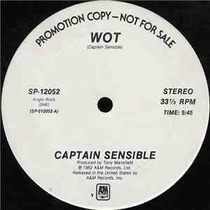 Captain Sensible - Wot / Happy Talk