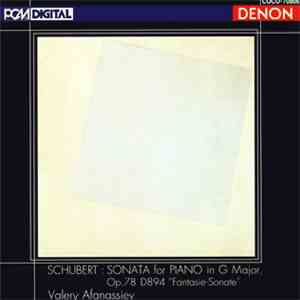 Valery Afanassiev - Sonata For Piano In G-Major Op.78 D894 