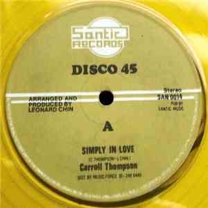 Carroll Thompson - Simply In Love