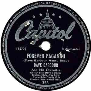 Dave Barbour And His Orchestra - Forever Paganini / Forever Nicki