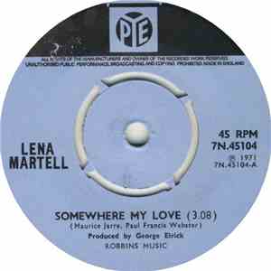 Lena Martell - Somewhere My Love