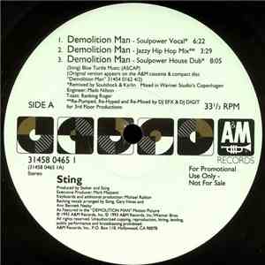 Sting - Demolition Man (The Underground Mixes)