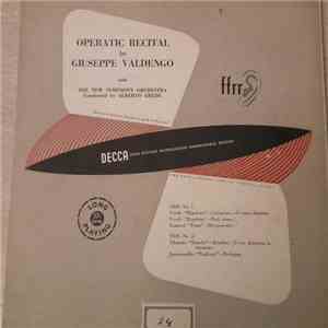 Guiseppe Valdengo - Operatic Recital