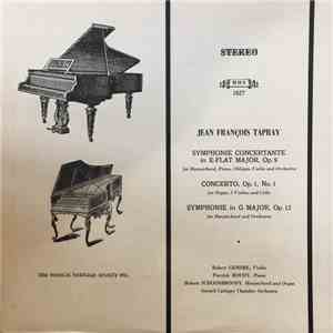 Jean-François Tapray, Gerard Cartigay Chamber Orchestra, Robert Gendre, Pie ...