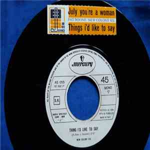 New Colony Six, Pat Boone - Thing I'd Kike To Say / July You're A Woman