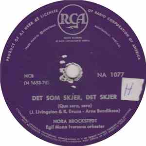 Nora Brockstedt, Egil Monn Iversens Orkester - Det Som Skjer, Det Skjer / J ...