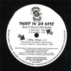 Thief In Da Nite - How U Want It (Wit Butta)