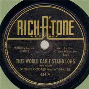 Stoney Cooper And Wilma Lee Acc. By The Clinch Mountain Boys, Wilma Lee Coo ...