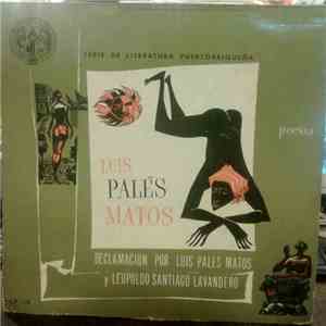 Luis Palés Matos, Leopoldo Santiago Lavandero - Poesia De Luis Pales Matos Declamados Por Leopoldo Santiago Lavandero