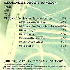AViD - These Are Your Options