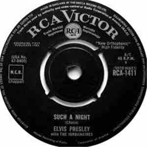 Elvis Presley With The Jordanaires - Such A Night