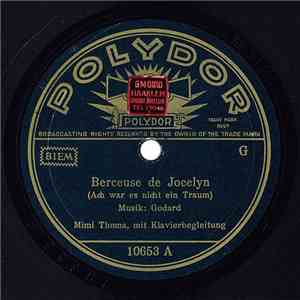 Mimi Thoma - Berceuse de Jocelyn / Extase