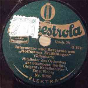 Mitglieder Des Orchesters Der Staatsoper Berlin, Kapellmeister Ernst Viebig ...
