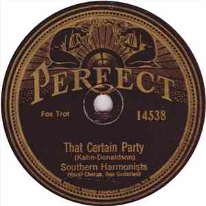 Southern Harmonists / Sam Lanin And His Orchestra - That Certain Party / Spanish Shawl