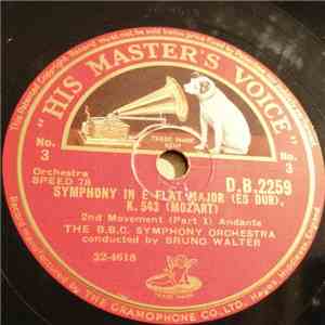 The B.B.C. Symphony Orchestra, Bruno Walter, Mozart - Symphony In E Flat Ma ...