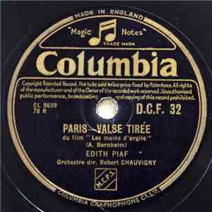 Edith Piaf - Paris - Valse / Pour Moi Tout' Seule