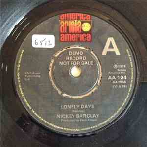 Nickey Barclay - Lonely Days