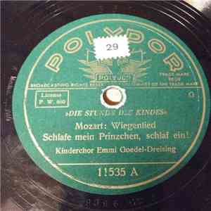 Mozart, Kinderchor Emmi Goedel-Dreising, Brahms - Schlafe Mein Prinzchen, S ...