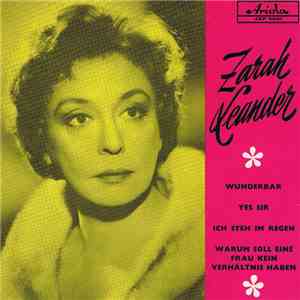 Zarah Leander - Wunderbar EP
