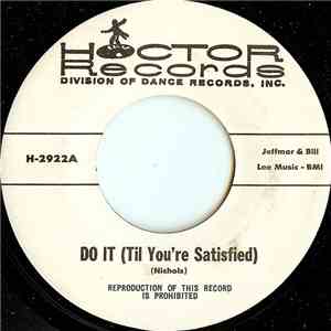 Nilo Toledo - Do It (Til You're Satisfied) / Raw Sugar