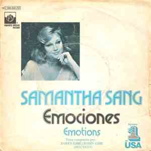 Samantha Sang - Emociones = Emotions