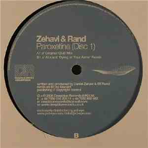 Zehavi & Rand - Paroxetine (Disc 1)