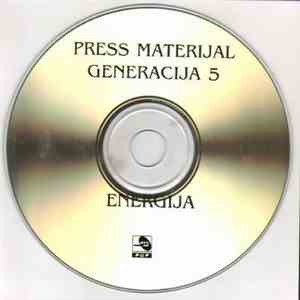 Generacija 5 - GENERACIJA 5 CD 'ENERGIJA'--promo materijal