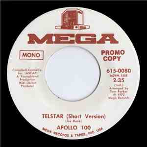 Apollo 100 - Telstar (Short Version) (Mono) / Telstar (Stereo)