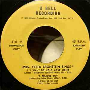Mrs. Yetta Bronstein - Mrs. Yetta Bronstein Sings