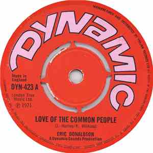 Eric Donaldson / The Dragonaires - Love Of The Common People / The Dragon's ...
