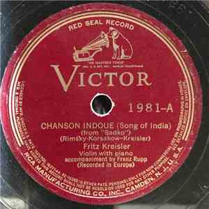Fritz Kreisler - Chanson Indoue (Song Of India) / Poupee Valsante (Dancing ...