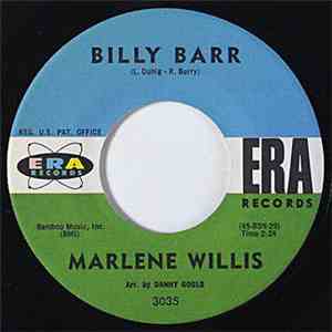 Marlene Willis - Billy Barr / Sticking Pins In A Dolly