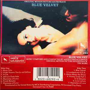 Angelo Badalamenti - Blue Velvet (Original Motion Picture Soundtrack)
