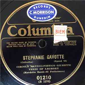 Circolo Mandolinistico Giuseppe Verdi Of Leghorn - Torna A Surriento/Stephanie Gavotte