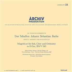 Johann Sebastian Bach, Maria Stader ∙ Hertha Töpper, Ernst Haefliger ∙ Diet ...