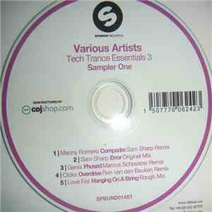 Various - Tech Trance Essentials 3 - Sampler One