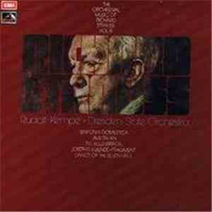 Richard Strauss, Rudolf Kempe, Dresden State Orchestra - The Orchestral Mus ...