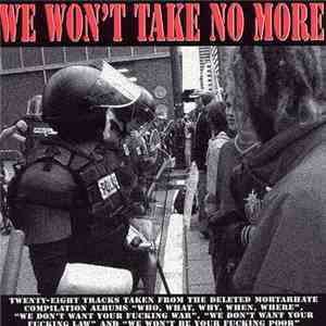Various - We Won't Take No More