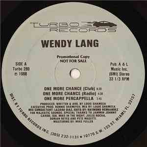 Wendy Lang - One More Chance
