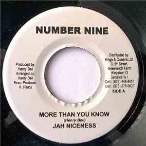 Jah Niceness - More Than You Know