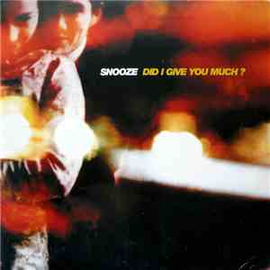 Snooze - Did I Give You Much